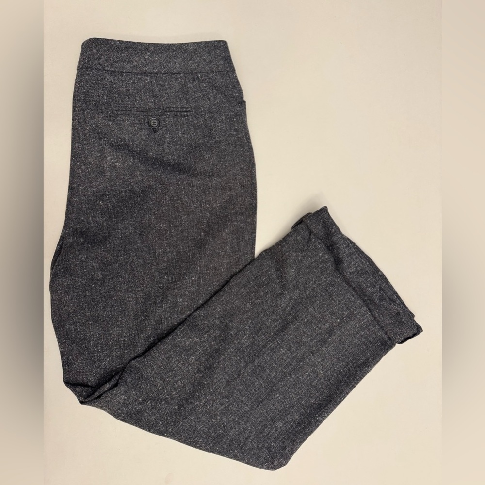 Women’s Gray Herringbone Trousers